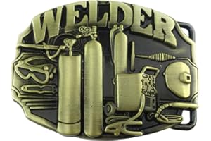 Daisybaby Novelty Belt Buckle Men's Simple Western Cowboy Oval Belt Buckles 13 Styles