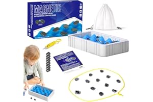 Piashow Magnet-Schach-Spiel, Magnetic Schachspiel, Magnetisches Schachspiel, magnetic Schach mit Spielseil, Puzzle Checkers Spiel, Magnetische Schach,Tragbares Schachbrett-Party für Familientreffen