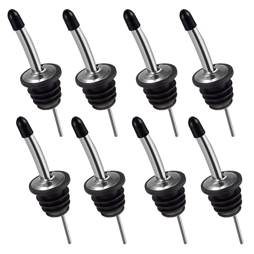 Heatigo Flaschenausgießer 8er-Set, Edelstahl