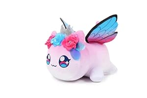 GRATIME Meemeow Aphmau Peluche meeme Food Cats Plushie Bunle Ahpmau Patatine Fritte Burger Cuscino Giocattoli di Peluche Kawaii Simpatici Gatti Peluche Bambola (Butterfly Cat)