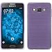 Produktbild PhoneNatic Case für Samsung Galaxy A3 (A300) Hülle Silikon lila Iced Cover Galaxy A3 (A300) Tasche + 2 Schutzfolien