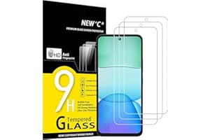 NEW'C 3 Piezas, Protector Pantalla para Xiaomi Redmi 13 4G [no para 5G], Cristal templado Antiarañazos, Antihuellas, Sin Burbujas, Dureza 9H, 0.33 mm Ultra Transparente, Ultra Resistente
