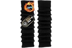 TODO Warme Stulpen Damen mit Wolle - Weich, Flexibel. Beinstulpen Wolle Stulpen für Winter, wenn es Kalt ist - Beinwärmer Damen