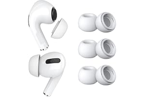 3 Par Ersättningsöronspetsar för AirPods Pro Gen 1&2 från MMOBIEL - Halkfria Silikonöronsnäckor – Öronsnäckor med Brusreducer