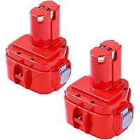 VANTTECH [2 Stück] 12V 3,0Ah Ni-Mh Ersatzakku für Makita Akku 1220 1222 PA12 1233S 1234 1233 1235 1235B 1235F 192696-2…