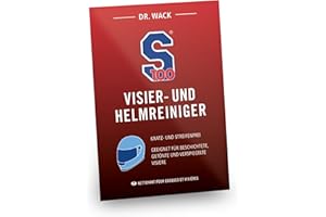 ‎DR. WACK DR. WACK - S100 Visier- & Helmreiniger Tuch - Schnelle & kratzfreie Reinigung für unterwegs - Reinigungstuch für Motorradhelm - Für alle Visiere geeignet - Hochwertige Motorradpflege