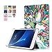 Produktbild Hülle für Samsung Galaxy Tab A 7.0 Zoll, PU Leder Case Hülle im Bookstyle Tasche für Samsung Galaxy Tab A (2016) 17,8 cm (7 Zoll) SM-T280 Schutzhülle Flip Cover Leder Schale Skin (#2 Bunte Baum)