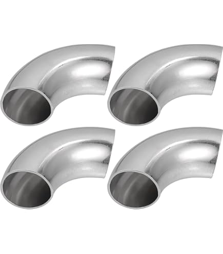 Gomito Scarico 90° Acciaio Inox 32mm - Per Auto, Moto, Applicazioni Industriali - Facile Installazione - Foto 3