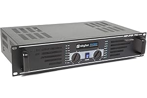Skytec SKY-600B Haus Verkabelt Schwarz - Audioverstärker (0,5%, 98 dB, 1200 W, 600 W, 20-20000 Hz, 170-240)