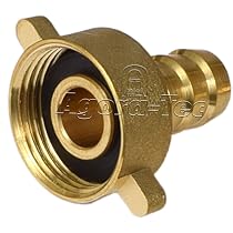 CONNETTORE TUBO SABBIA ultra resistente per lavatrice ad alta pressione 14 pollici EUR 27,69