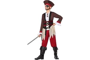 Atosa Disfraz Pirata Niño Infantil Rojo