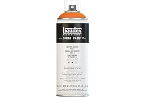 ‎LIQUITEX Liquitex Professional Spray Paint - Acrylfarbe, Farbspray auf Wasserbasis, lichtecht, 400 ml - Kadmium - Orange Imit. Nr. 2