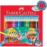 Faber-Castell 24 Renk Kuru Boya Redlıne Aquarell