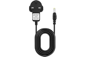 JCSJK 9.5V 1A Electronic Piano Keyboard Charger for Casio CTK-3000 CTK-3200 CTK-8000 CTK-6200 CTK-240 CTK-7200, 2m Power Supply Cable with Plug 4.8mmx1.7mm (1Amp)