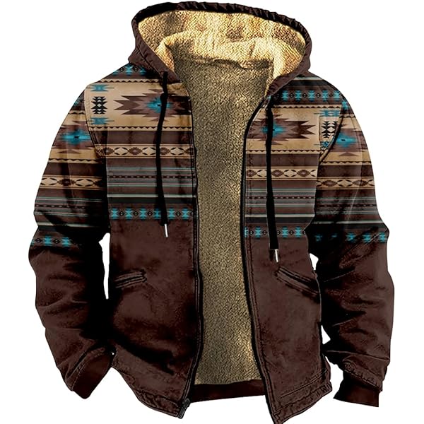 Aztec Mens Jacket Huuilaibazoo Men's Western Aztec Sweatshirts