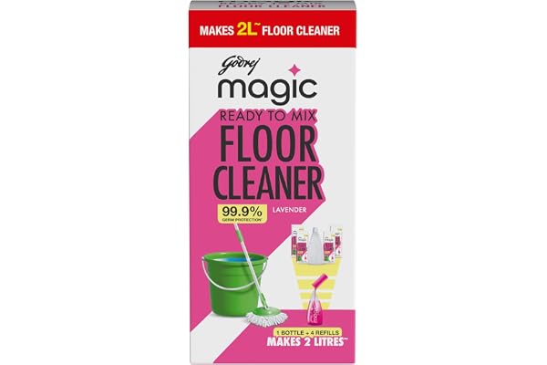 Godrej magic Ready to Mix Surface & Floor Cleaner Lavender Fragrance - 2 L