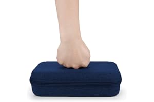 CRSUSUKJ Organizador de cables, organizador de bolsa electrónica, universal, accesorios electrónicos, bolsa de viaje, organizador para cables, iPad, cargador, palos USB, ratón, banco de energía (Azul oscuro)