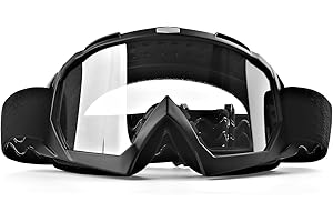 BIBIRE Motorradbrille,ATV Dirt Bike Off Road Racing Motorrad-Brille,UV Schutzbrille Winddichte Staubdichte Motocross-Brille OTG Goggles zum Radfahren OffRoad Racing/Skiing/Klettern