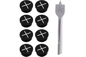 SEABABOO 8pcs 25mm Passacavi Da Scrivania Copertura Foro Per Cavo Copertura Foro Tavolo Passacavi Scrivania Passacavo Cavi Gomma Filo Coperchio Utilizzare Con Punta Da 25 Mm Per Desktop Da Ufficio