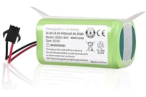 AOFONCHY 14,4 V 3400 mAh Batería Compatible con Lefant M210 M210P M213 M213S M1 T700, Venga VG RVC 3000, Conga Excellence 1090 990 950 1790, Eufy RoboVac 11 11S 12 15C 15T 30C 35C G20, Deebot N79 N79S