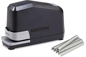 Bostitch Office - B8 Heavy-Duty Electric Stapler Value Pack, 45-Sheet Capacity, Black