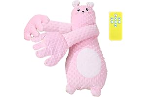 GENERIC Sommeil apaisant et tapotant pour bébé, main de paume apaisante, aide au sommeil portable, design ergonomique, expérience multisensorielle, 63 cm pour allaitement multisensoriel