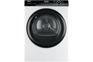 Haier Wärmepumpentrockner 8kg I-PRO SERIE 3 HD80-A2939 I Wäschetrockner mit A++-Effizienz, i-Time & Startzeitvorwahl I Trockner mit 3 Trockenstufen, i-Refresh Dampfprogramm & 3-in-1 Filter I Dryer