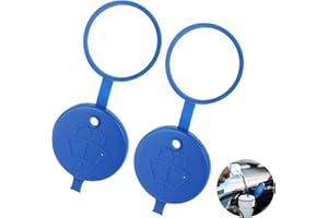 UKOFEW Bouchon de Réservoir de Liquide de Pare-brise,2 Pièces Bouchon Bocal Réservoir Lave Glace,Rempli de Liquide Bouchon de Tube pour la plupart des voitures