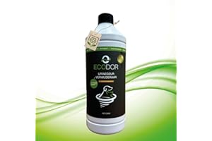 Ecodor UF2000 4Pets Eliminator Zapachu Moczu 1000ml | Koncentrat 1:5 | Bezzapachowy | Usuwa Zapach Moczu | 100% Ekologiczny | Enzymatyczny Środek Czyszczący dla psów, kotów i małych zwierząt