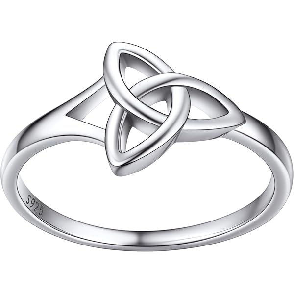 Bague Claddagh Argent 925 - Cœur Plaqué Or - Symbole Amour Loyauté Amitié