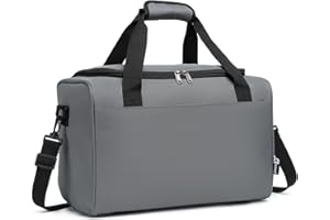 Kono Bolsa Viaje ryanair 40x20x25cm Equipaje de Viaje Mano Avion Mochila Viaje Cabina Avion Bolsa de Viaje Hombre/Mujer Correa Regulable con Refuerzo para el Hombro Gris