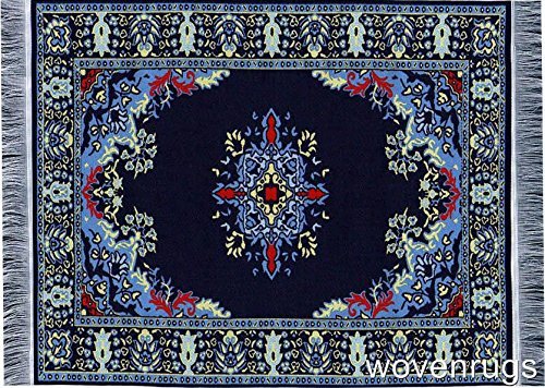 NAVY blau Orientteppich Mousepad – Türkischer Stil Kleinen Teppich Webteppich Mauspad
