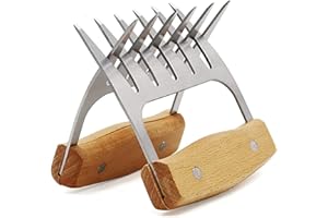 WILSONZIN High Quality Pulled Pork Claws, Stainless Steel Meat Claws for Cutting Meat and Fixing Pork, Meat Bear Claws for Perfect Pulled Pork, Claws for American BBQ Pulled Pork