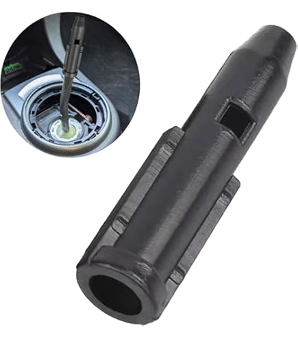 SHOP-STORY Manchon Adaptateur + Pommeau De Levier De Vitesse Noir Compatible Véhicules CITROËN Berlingo, Saxo, Xsara & PEUGEOT 106, 3008, 5008, Partner, Tepee