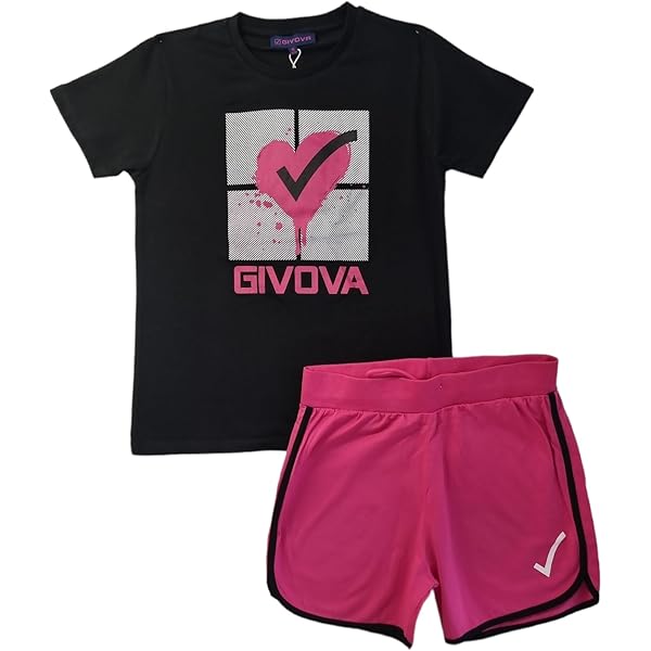 T-shirt E Pantaloncino Completo Estivo GIVOVA Cotone Per Bambini