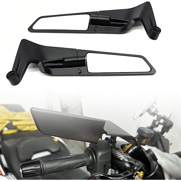 Porta Targa Pieghevole In Lega Di Alluminio Per Moto, ATV E Dirt Bike - Supporto Universale Con Fanale Posteriore - Colore Nero