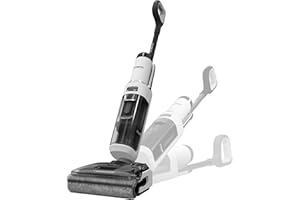 ‎TINECO Tineco Floor ONE S6 Stretch Lite Nass Trockensauger, 180°Lay-Flat Nasssauger, Zentrifugallufttrocknung, 40min Laufzeit, Beidseitige Kantenreinigung, erreichen in niedriger Möbel für Tierhaare