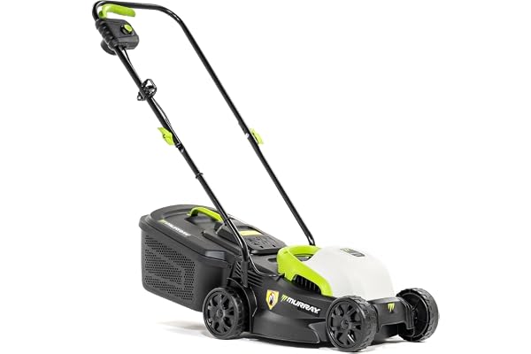 Murray Tondeuse Électrique 2-en-1 LE320E – Compacte 1200W/32cm avec Bac de Ramassage 27L pour Petites Surfaces – Poignée Ergonomique et Protection Contre Les Surcharges