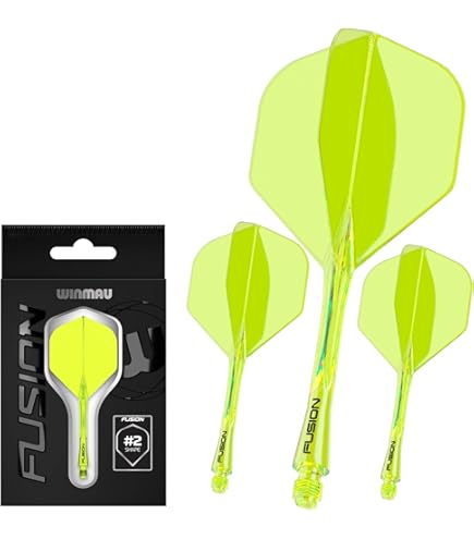 CUESOUL ROST T19 Dart Shaft Integrato E Alette A Forma Di Ala Grande, Set Di 3