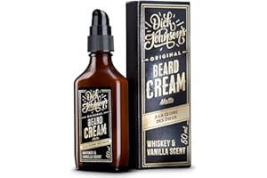 ‎DICK JOHNSON Dick Johnson Bartcreme mit Matteffekt 50 ml– Bart Creme mit Whiskey Vanille Duft – Bartweichmacher & Feuchtigkeitsspender – Bartpflege Geschenk Männer für Styling & Bartwachstum – Made in Finnland