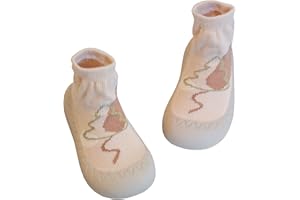 Tolaler Baby Shoes Socks, Lightweight Anti-Slip Baby Sock Shoes Soft Comfortable Baby Shoe Socks Outdoor/Home/Garden