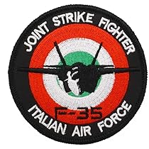 2 Patch Ricamate Aeronautica Militare Italia - Adesivi Con Gancio E Loop Per Giubbotti O Zaini - Foto 9