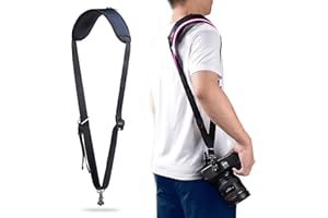 G-raphy Cinghia Monospalla per Fotocamera, Cinghia da Collo Tracolla per Fotocamera Reflex DSLR (per Canon Nikon Sony Pentax Olympus, ecc.)