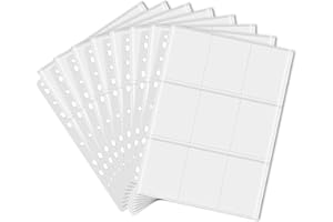 Goldoars 450 kieszeni na karty kolekcjonerskie, 50 stron na 9 kieszeni, pusta teczka kolekcjonerska, neutralna, przezroczysta akcesoria do kart kolekcjonerskich
