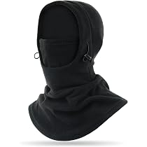 Cagoule Polaire TAGVO - Cache-cou Multifonction Hiver Pour Moto, Ski Et Sports Outdoor - Coupe-vent Chaud Homme Femme