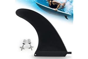 GOCUODE SUP Finne Wasserabscheider,Surf Finnen mit Schrauben,Surfbrett Finne für Aufblasbares Surfboard,Kajak,Stand Up Paddleboard