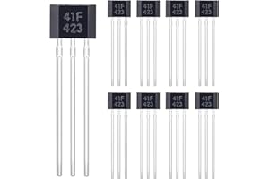 ALLECIN 41F Sensor de Efecto Hall Bipolar SS41F Detector Magnético de 3 Pines SH41 Hall Effect Sensores S41 TO-92S (Paquete de 20 piezas)
