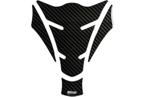 BIKE-label Tankpad 3D Motorcycle Sticker Tank Protector Printed Carbon-Structure Black X507701