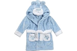 BABYTOWN Bébé Peignoir Super Doux Peluche Polaire de 6 Mois à 18 Mois garçon ou Fille