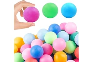 Aoreun Balles de Ping Pong, Balle de Tennis de Table, Balles de Tennis de Table Colorées 40 mm pour l'entraînement et Les Jeux Décoration Jouets Animaux Enfants et Adultes Jeux Boule